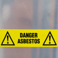 danger sign asbestos