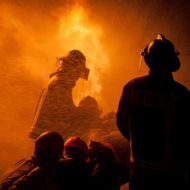 firefighters fighting fire