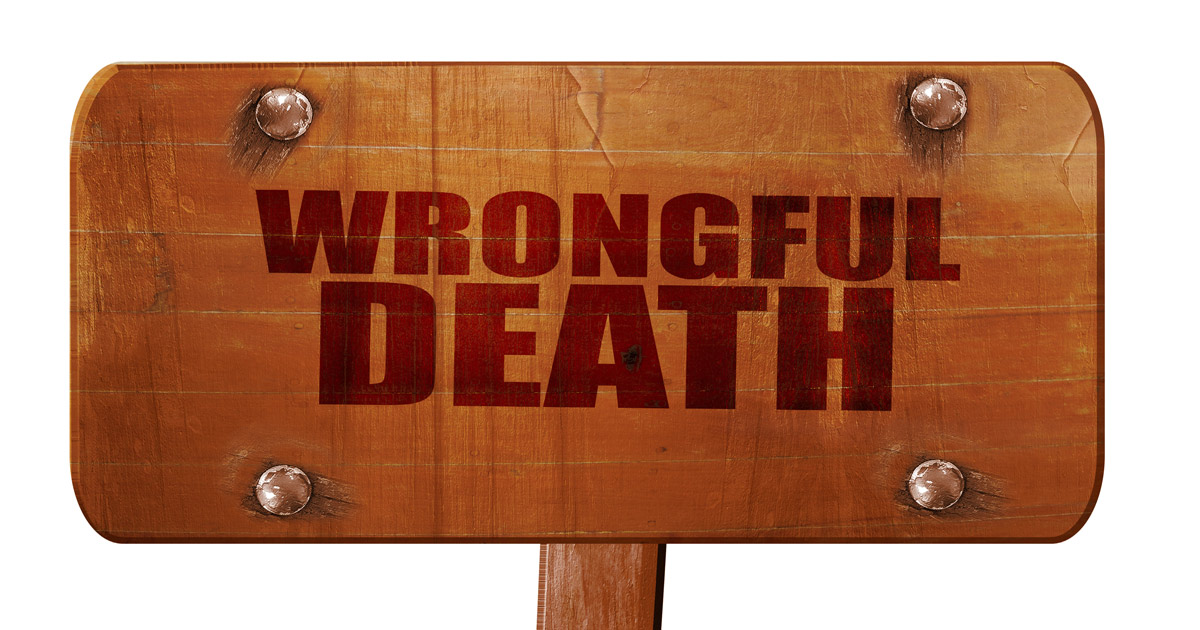 Wrongful death sign